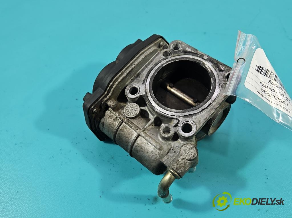 Nissan Note I 2006-2012 1.6 16V 110 HP manual 81 kW 1598 cm3 5- klapka 96312H (Škrtiaca klapka)