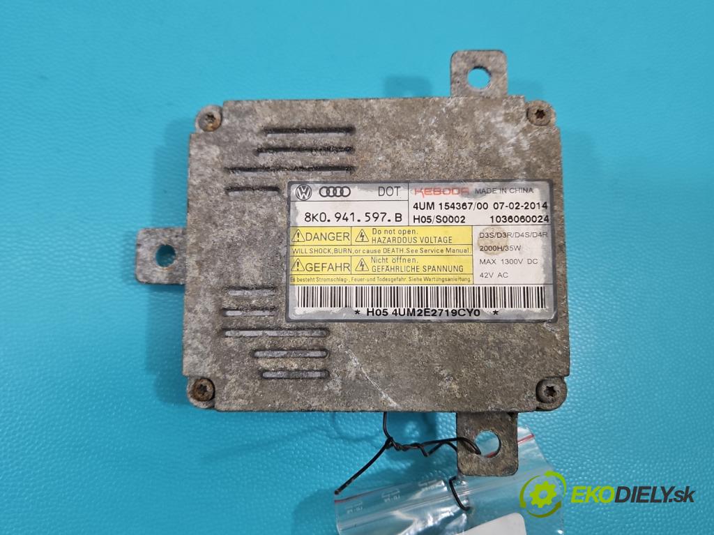 Vw Passat B7 2010-2014 2.0 tdi 140 HP manual 103 kW 1968 cm3 4- střídač: xenon 8K0941597B (Riadiaca jednotka xenónu)