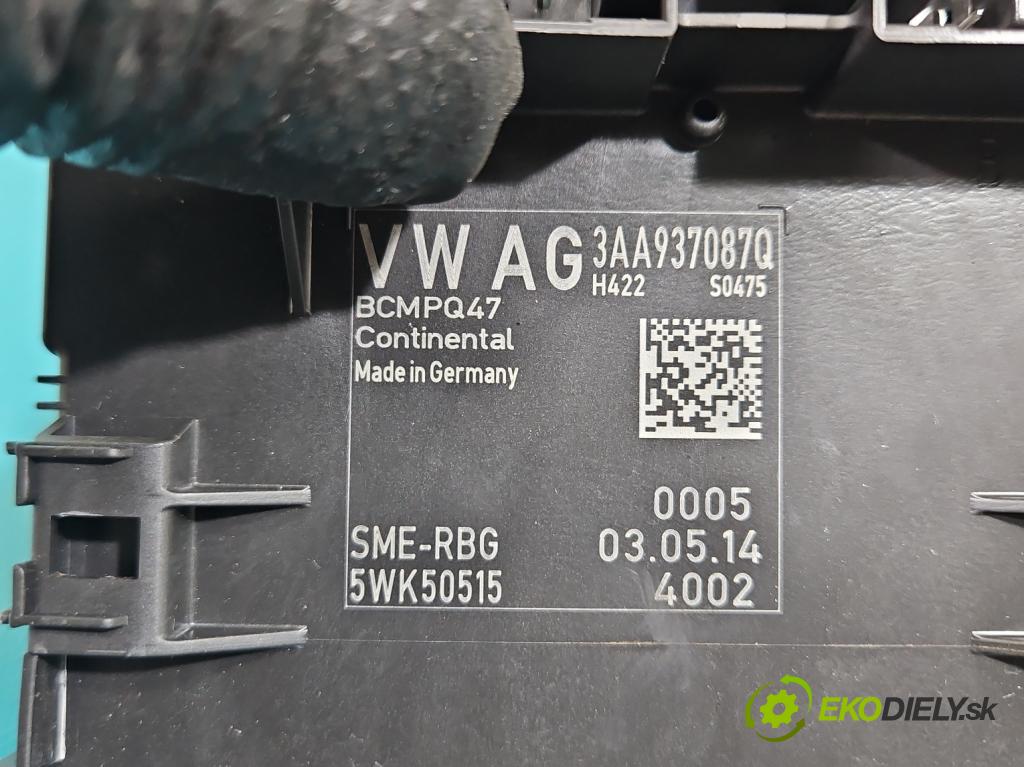 Vw Passat B7 2010-2014 2.0 tdi 140 hp manual 103 kW 1968 cm3 4- řídící jednotka komfortu 3AA937087Q