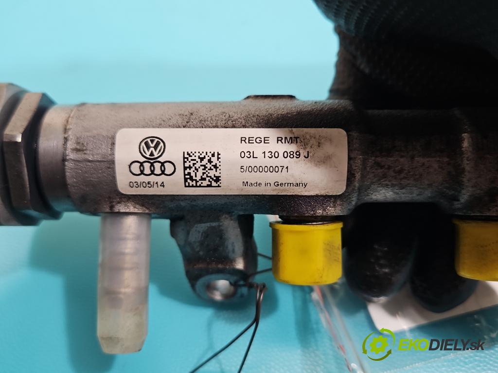 Vw Passat B7 2010-2014 2.0 tdi 140 HP manual 103 kW 1968 cm3 4- lišta vstrekovacia 0281006075 (Vstrekovacia lišta)