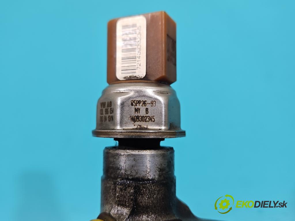 Vw Passat B7 2010-2014 2.0 tdi 140 HP manual 103 kW 1968 cm3 4- lišta vstrekovacia 0281006075 (Vstrekovacia lišta)