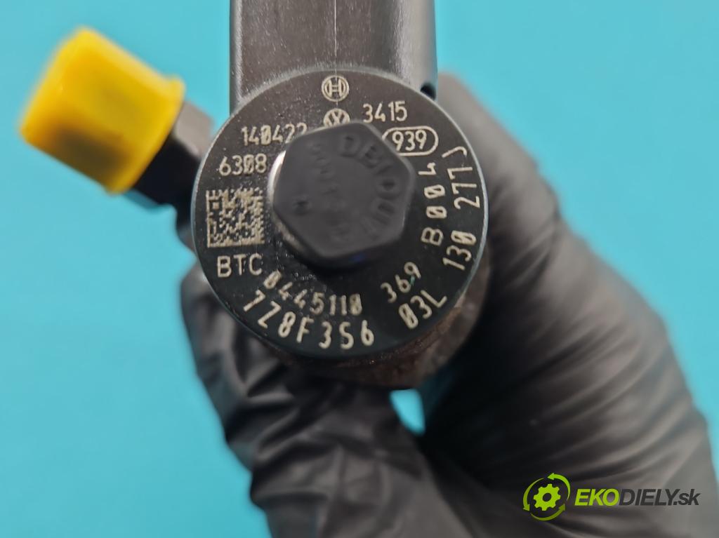 Vw Passat B7 2010-2014 2.0 tdi 140 HP manual 103 kW 1968 cm3 4- vstrek 0445110369 (Vstrekovač paliva)