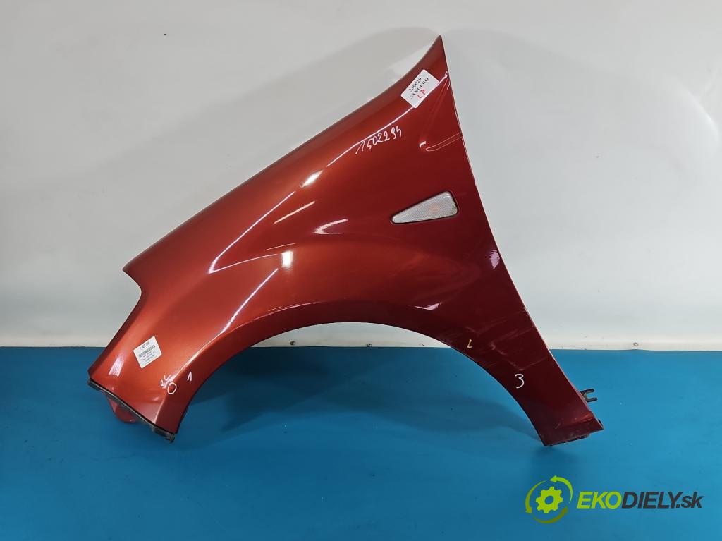 Dacia Sandero I 2008-2012 1.4 8V (714)) 75 hp manual 55 kW 1390 cm3 5- blatnik přední levý  (Levý přední blatník)