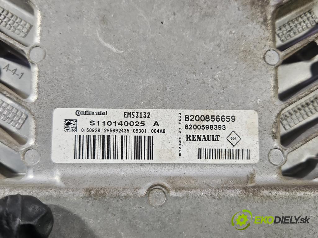 Dacia Sandero I 2008-2012 1.4 8V (714)) 75 HP manual 55 kW 1390 cm3 5- riadiaca jednotka motora S110140025A