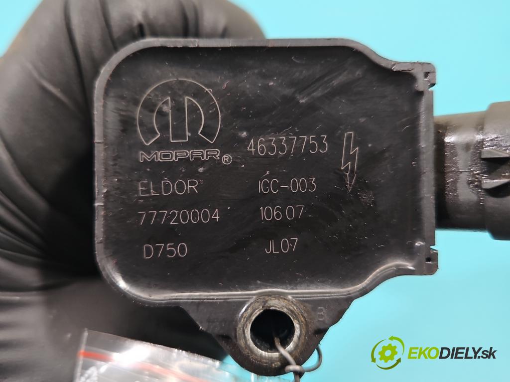 Fiat Doblo II 2010- 1.4 120 HP manual 88 kW 1368 cm3 5- cievka zapaľovacia 46337753 (Zapaľovacia cievka)