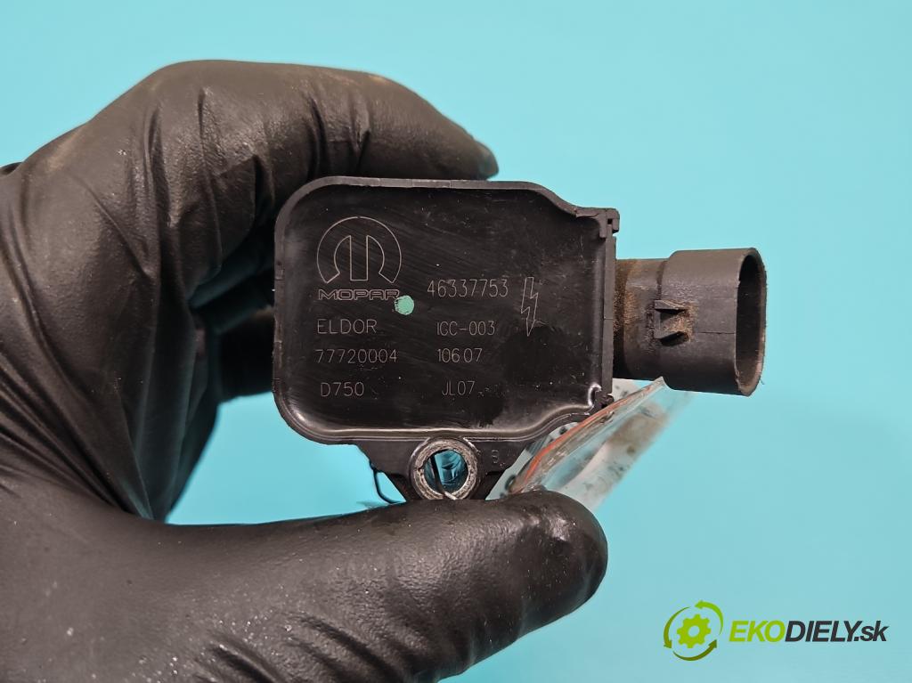 Fiat Doblo II 2010- 1.4 120 HP manual 88 kW 1368 cm3 5- cievka zapaľovacia 46337753 (Zapaľovacia cievka)