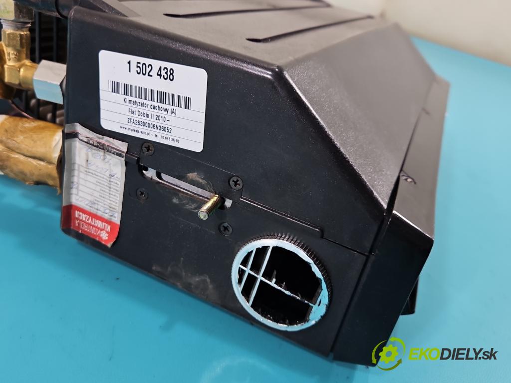 Fiat Doblo II 2010- 1.4 120 hp manual 88 kW 1368 cm3 5- Klimatizace střecha: DO2019