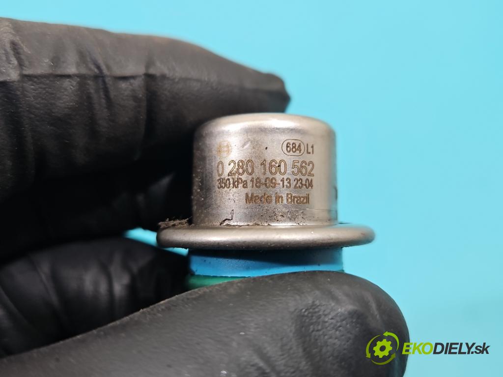 Fiat Doblo II 2010- 1.4 120 HP manual 88 kW 1368 cm3 5- snímač tlak: palivo 0280160562 (Snímač)