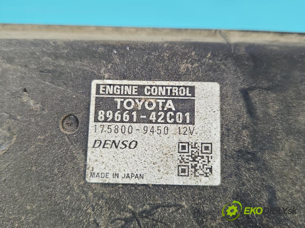 Toyota Rav4 III 2005-2012 2.2 D-CAT 177 HP manual 130 kW 2231 cm3 5- riadiaca jednotka motora 89661-42C01