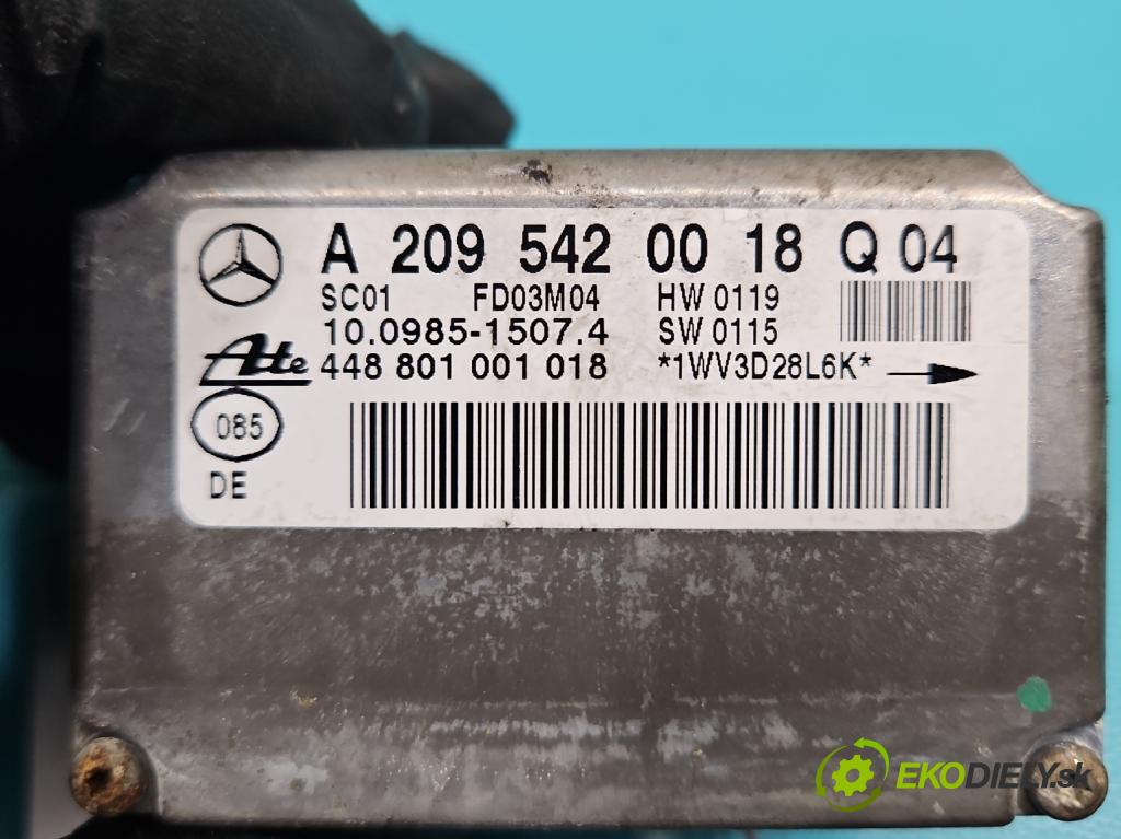 Mercedes C W203 2000-2007 2,2.0 cdi 143 hp automatic 105 kW 2148 cm3 3- snímač ESP A2095420018Q04