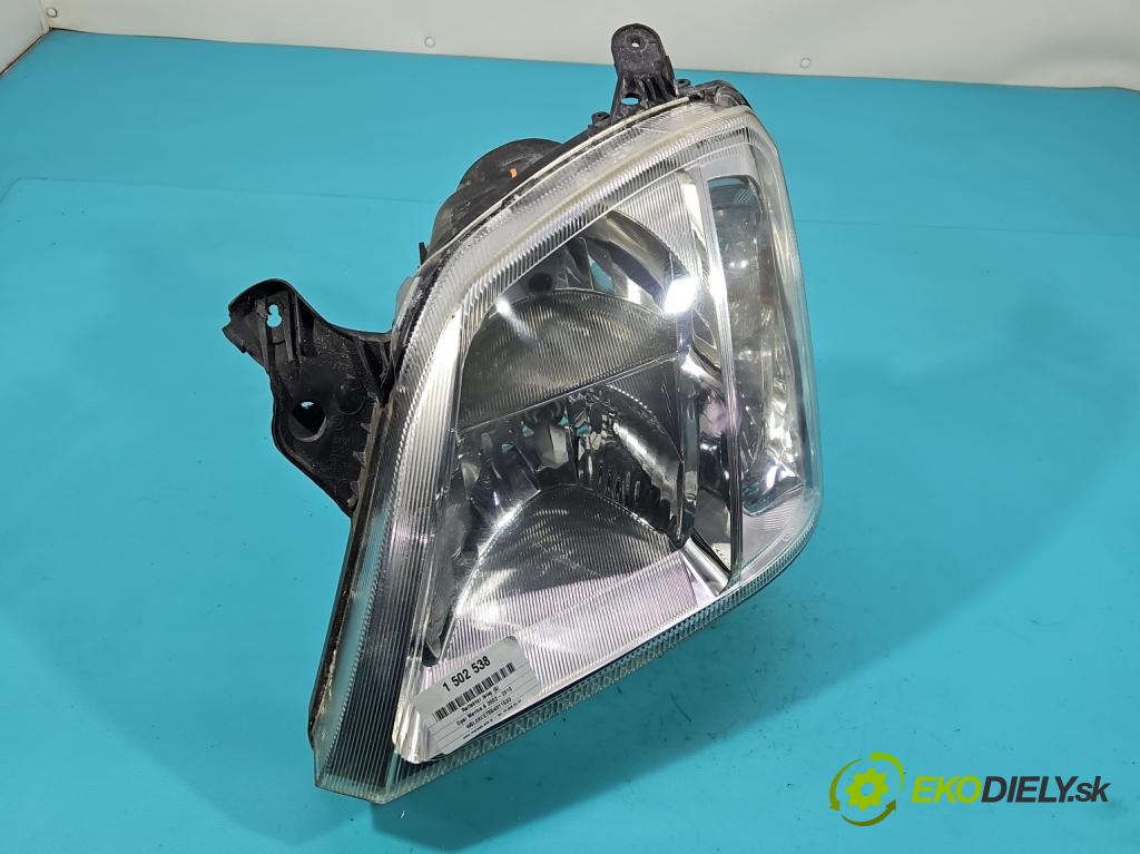 Opel Meriva A 2002-2010 1.8 16V 125 HP manual 92 kW 1796 cm3 5- Reflektor: ľavý  (Kľučka dverí ostatné)