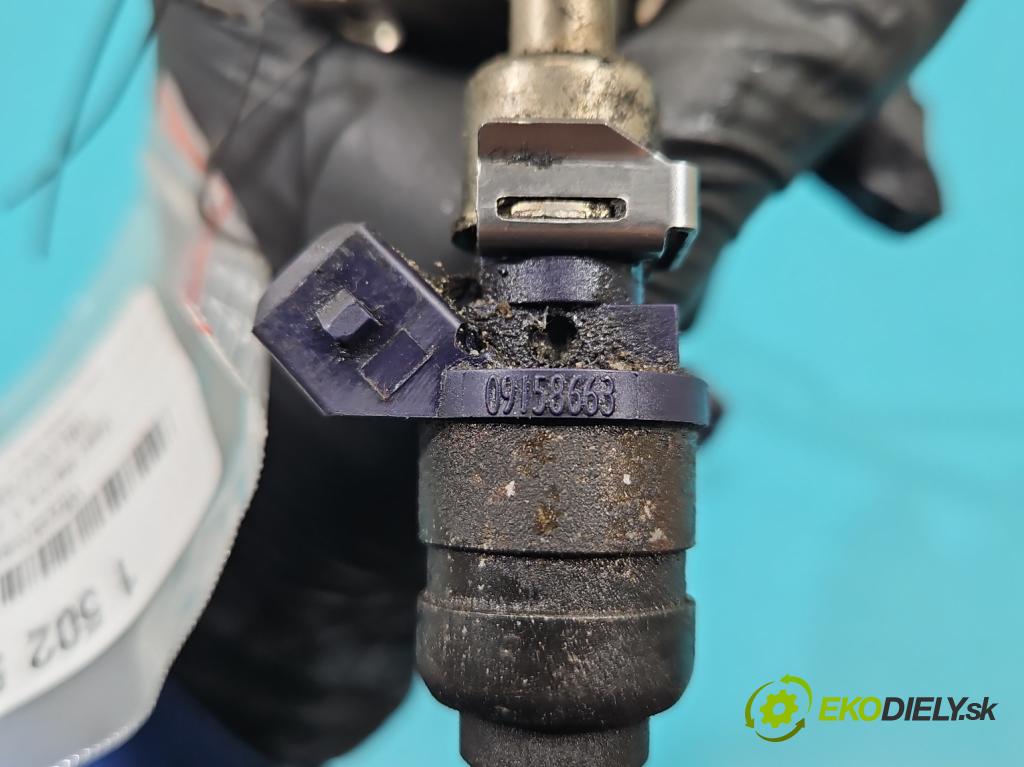 Opel Meriva A 2002-2010 1.8 16V 125 HP manual 92 kW 1796 cm3 5- vstrek 09158663 (Vstrekovač paliva)