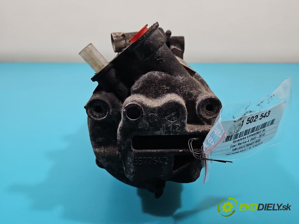 Opel Meriva A 2002-2010 1.8 16V 125 hp manual 92 kW 1796 cm3 5- Kompresor: klíma  (Kompresor klimatizace)