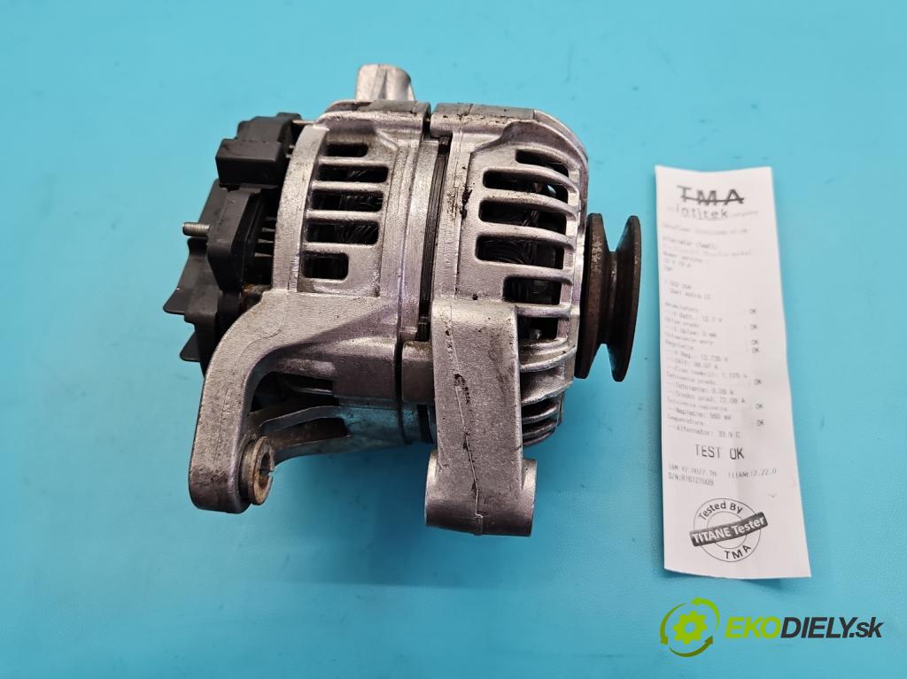 Opel Astra II 1998-2009 1.7 dtl 68 HP manual 50 kW 1700 cm3 5- Alternator  (Alternátor)
