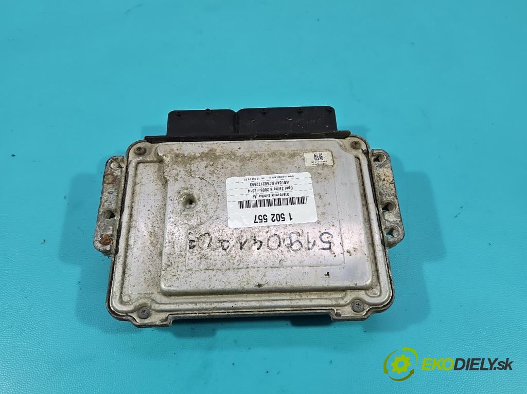 Opel Zafira B 2005-2014 1.9 cdti 150 hp manual 110 kW 1910 cm3 5- řídící jednotka motoru 0281012549