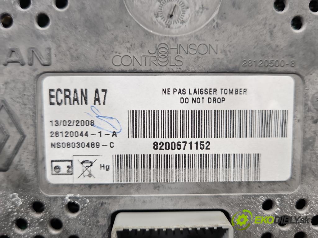 Renault Espace IV 2003-2014 2.0 dci 173KM manual 127 kW 1995 cm3 5- prístrojovka/ budíky P8200726188-A (Prístrojová doska)