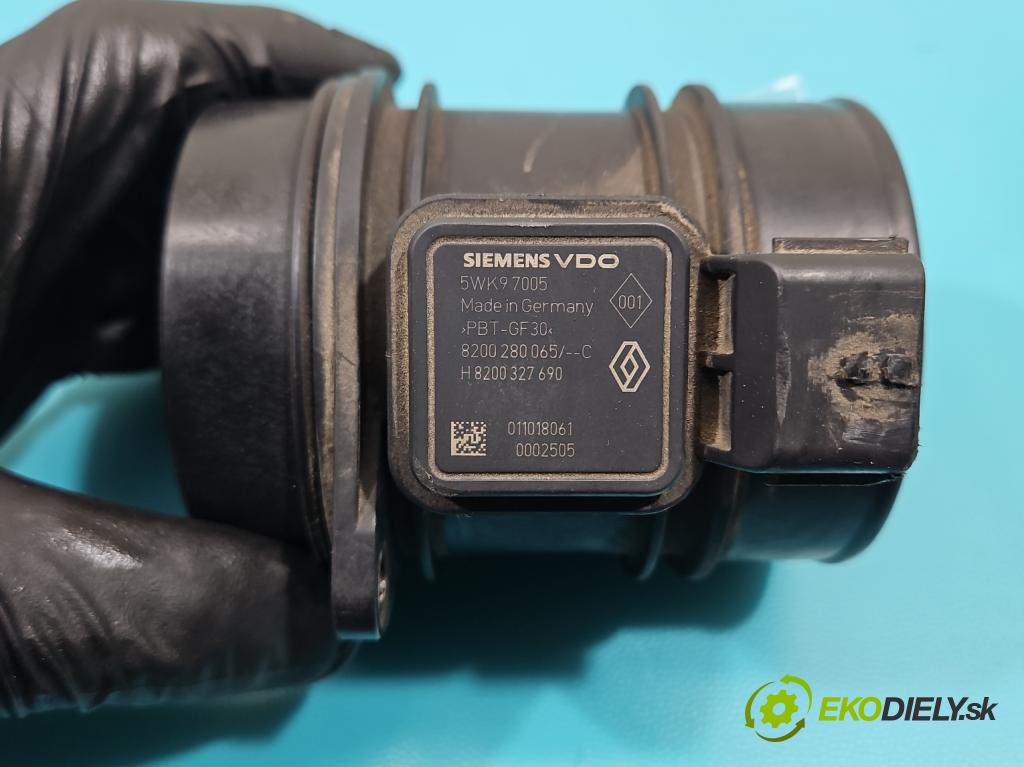 Renault Espace IV 2003-2014 2.0 dci 173KM manual 127 kW 1995 cm3 5- průtokoměr: 5WK97005 (Váha vzduchu)