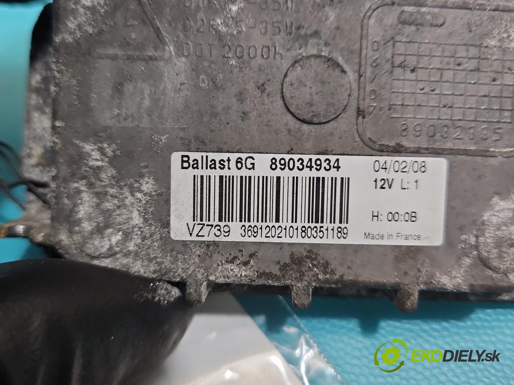 Renault Espace IV 2003-2014 2.0 dci 173KM manual 127 kW 1995 cm3 5- střídač: xenon 89034934 (Riadiaca jednotka xenónu)