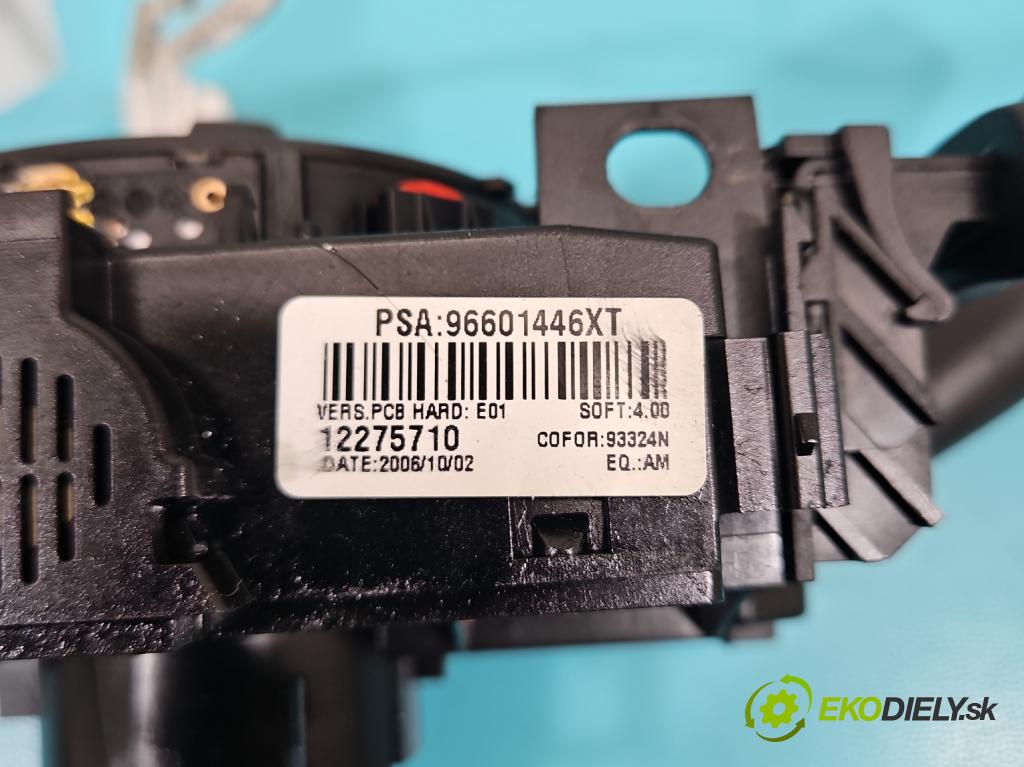 Citroen C3 I 2002-2009 1.4 hdi 68 HP manual 50 kW 1398 cm3 5- prepínač komplex: 96601446XT (Prepínacie páčky pod volantom)