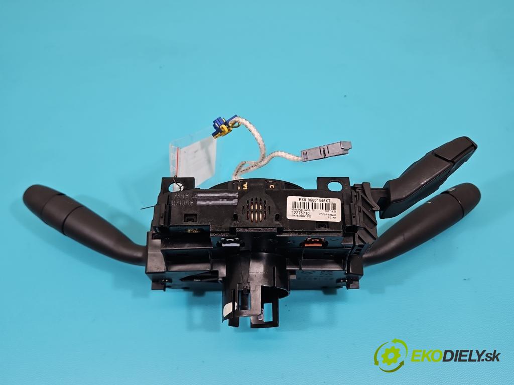 Citroen C3 I 2002-2009 1.4 hdi 68 HP manual 50 kW 1398 cm3 5- prepínač komplex: 96601446XT (Prepínacie páčky pod volantom)
