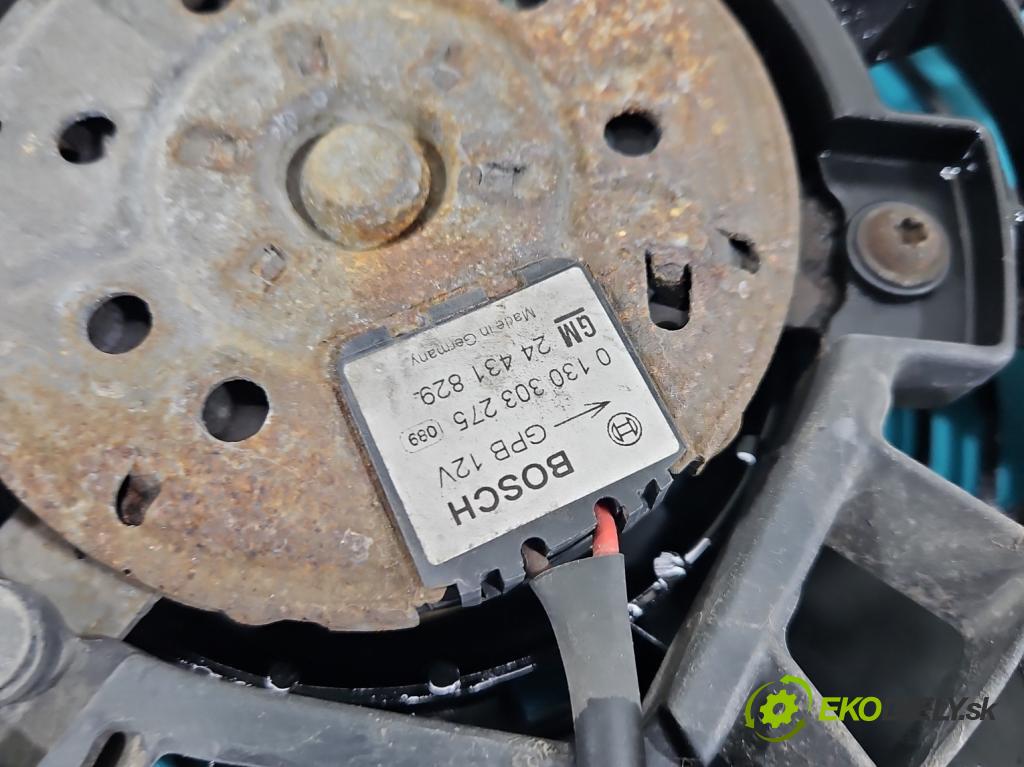 Opel Zafira A 1999-2005 2.0 dti 101 hp manual 74 kW 1995 cm3 5- ventilátor klíma 0130303275
