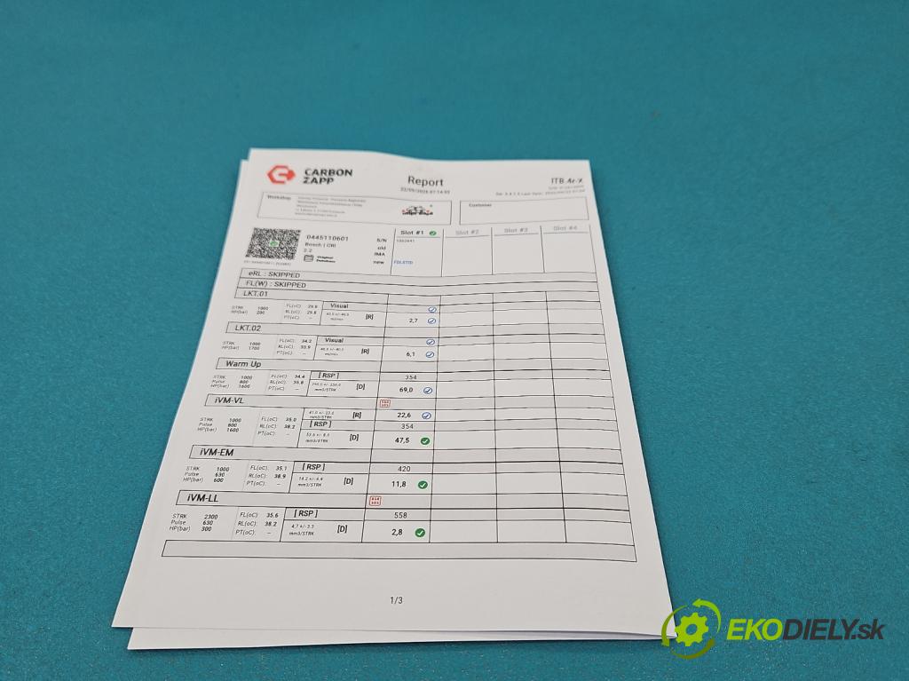 Bmw X1 E84 2009-2015 2.0d 143 HP automatic 105 kW 1995 cm3 5- vstrek 0445110601 (Vstrekovač paliva)