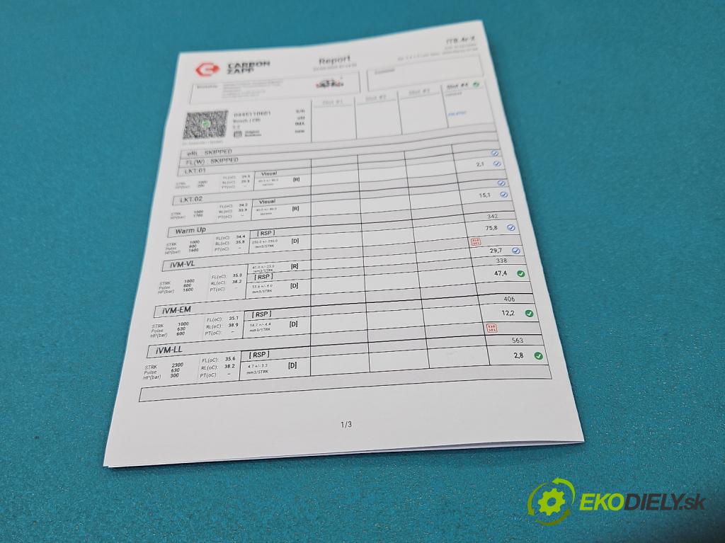 Bmw X1 E84 2009-2015 2.0d 143 HP automatic 105 kW 1995 cm3 5- vstrek 0445110601 (Vstrekovač paliva)