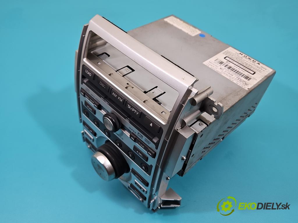 Honda Legend IV 2004-2012 3.5 V6 295HP automatic 217 kW 3471 cm3 4- Radio originál 39100-SJA-G01