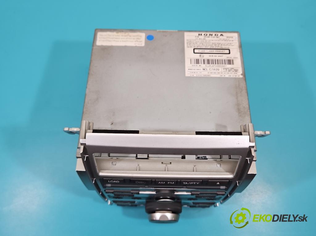 Honda Legend IV 2004-2012 3.5 V6 295HP automatic 217 kW 3471 cm3 4- Radio originál 39100-SJA-G01