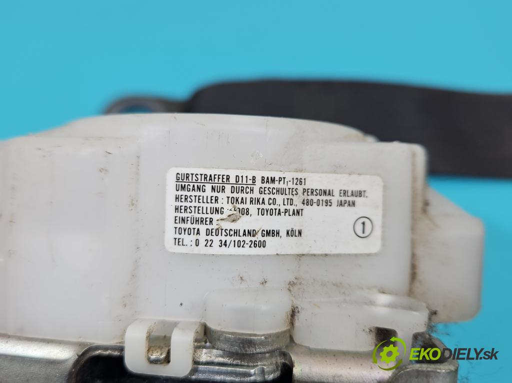 Toyota Rav4 III 2005-2012 2.2 D-CAT 177 HP manual 130 kW 2231 cm3 5- pas bezpečnosť: predné ľavý 7Q2340-P