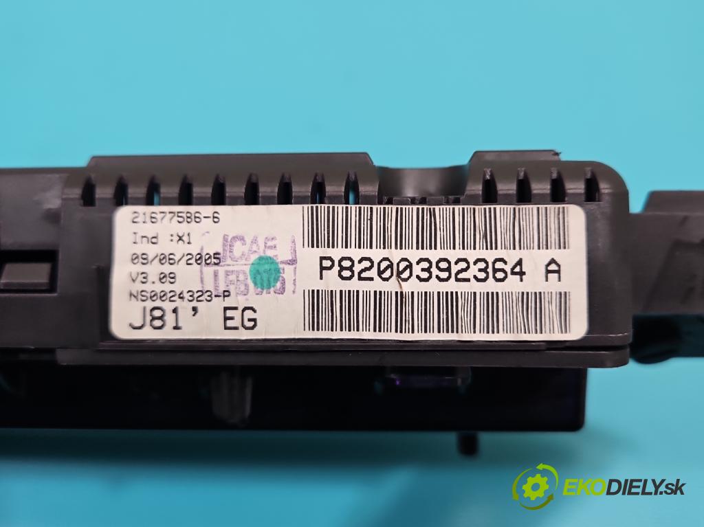 Renault Espace IV 2003-2014 1.9 dci 116 HP manual 85 kW 1870 cm3 5- prístrojovka/ budíky P8200392364A (Prístrojová doska)