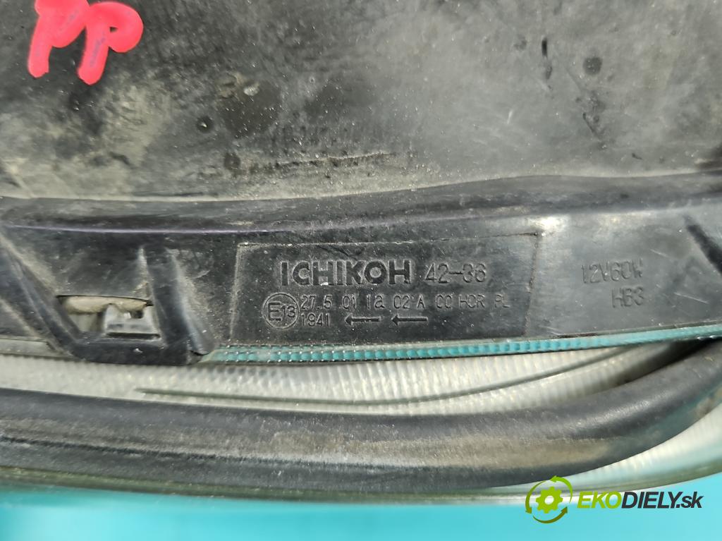 Toyota Rav4 III 2005-2012 2.2 D-CAT 177 HP manual 130 kW 2231 cm3 5- Reflektor: pravý 42-36 (Svetlo predné pravé)