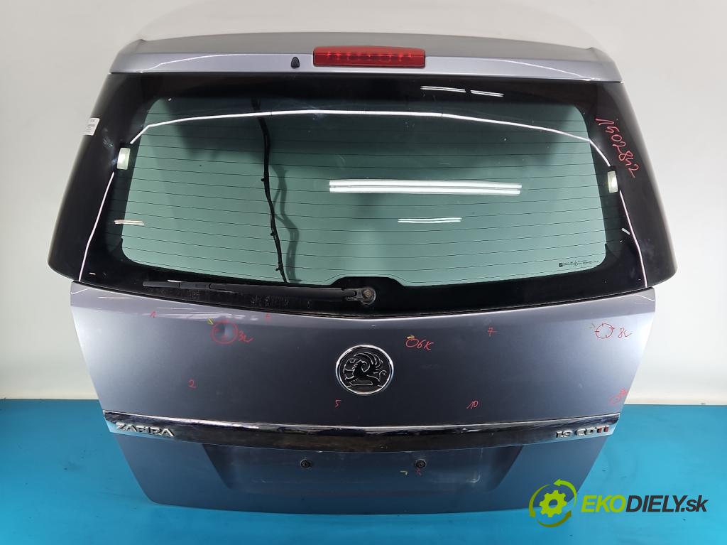 Opel Zafira B 2005-2014 1.9 cdti 150 hp manual 110 kW 1910 cm3 5- zadní kufrové dveře  (Zadní kapota (kufr))