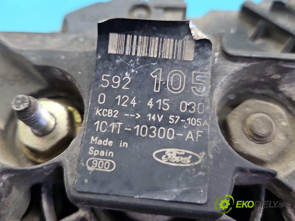Ford Transit Mk6 2000-2006 2.0 tddi 86 HP manual 63 kW 1998 cm3 5- Alternator 0124415030 (Alternátor)