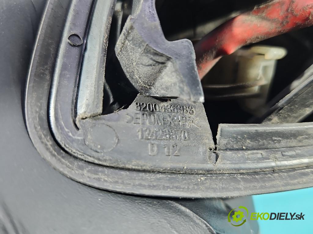 Renault Modus 1.5 dci 86 hp manual 63 kW 1461 cm3 5- zpětné zrcátko pravé 8200436383 (Klika dveří ostatní)