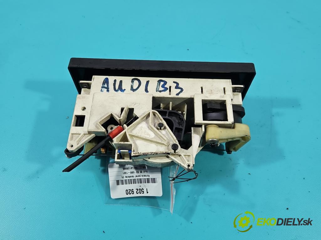 Audi 80 B3 1986-1991 1.8 karburátor: 90 hp manual 66 kW 1781 cm3 4- palubní deska panel topení