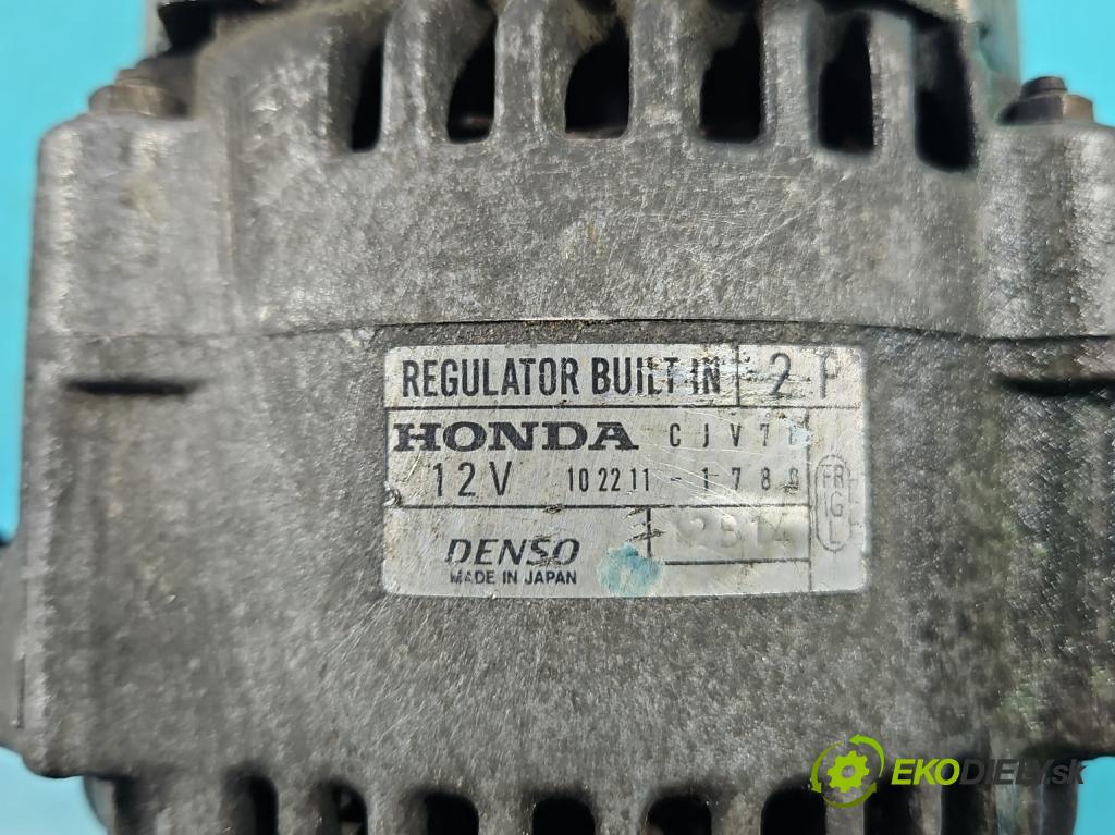 Honda HR-V I 1999-2006 1.6 16V 105 HP manual 77 kW 1590 cm3 3- Alternator 102211-1780 (Alternátor)