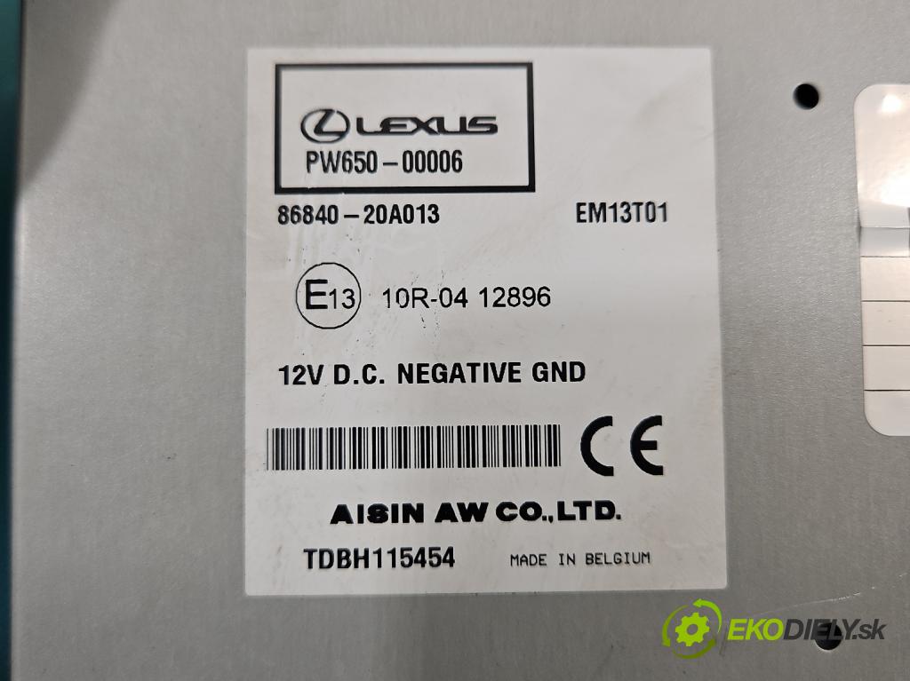 Lexus IS III 2014-2025 2.5 vvti 181KM automatic 133 kW 2494 cm3 4- řídící jednotka 86840-20A013