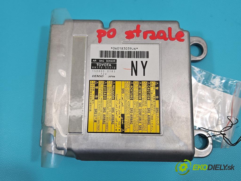 Lexus IS III 2014-2025 2.5 vvti 181KM automatic 133 kW 2494 cm3 4- riadiaca jednotka vankúše: 89170-53370