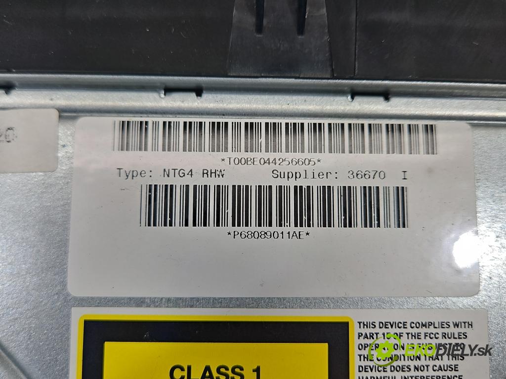Jeep Grand Cherokee WK2 IV 2010-2021 3.0 CRD 241KM automatic 177 kW 2987 cm3 5- Radio továrna: P68089011AE