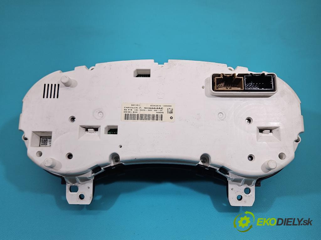 Jeep Grand Cherokee WK2 IV 2010-2021 3.0 CRD 241KM automatic 177 kW 2987 cm3 5- prístrojovka/ budíky 56046664AC (Prístrojová doska)