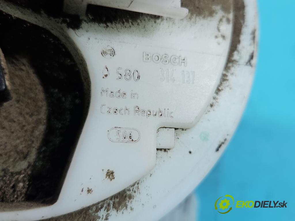 Fiat Punto Grande 1.2 8V 65 hp manual 48 kW 1242 cm3 5- čerpadlo paliva 0580314137