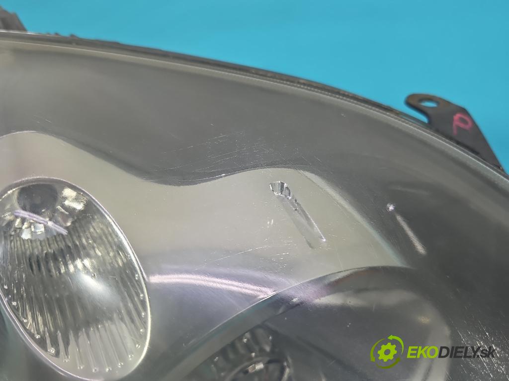 Ford Fiesta Mk6 2002-2008 1.4 tdci 68 HP manual 50 kW 1399 cm3 5- Reflektor: pravý 0301224302 (Svetlo predné pravé)