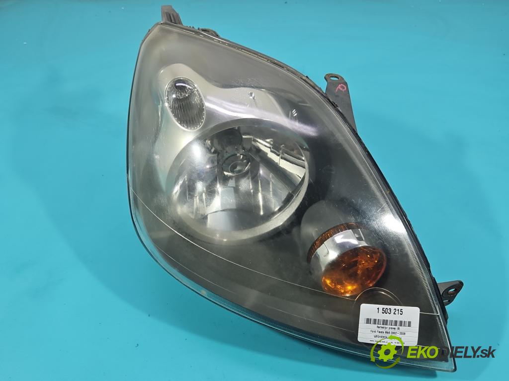 Ford Fiesta Mk6 2002-2008 1.4 tdci 68 HP manual 50 kW 1399 cm3 5- Reflektor: pravý 0301224302 (Svetlo predné pravé)