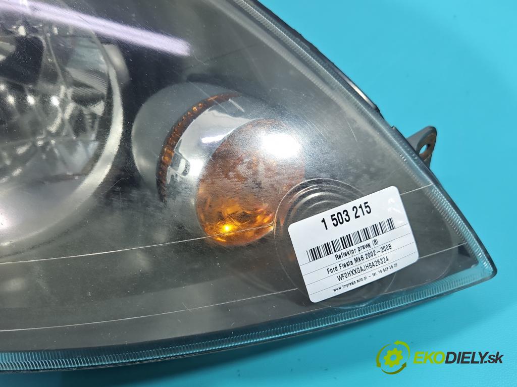 Ford Fiesta Mk6 2002-2008 1.4 tdci 68 HP manual 50 kW 1399 cm3 5- Reflektor: pravý 0301224302 (Svetlo predné pravé)