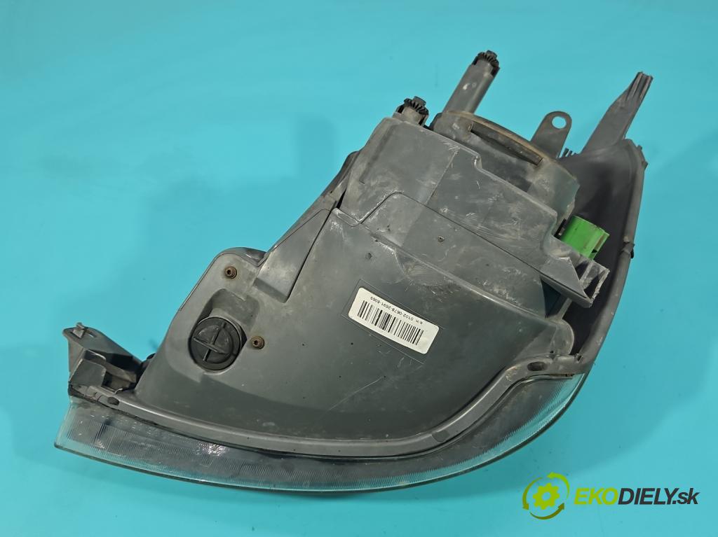 Ford Fiesta Mk6 2002-2008 1.4 tdci 68 HP manual 50 kW 1399 cm3 5- Reflektor: pravý 0301224302 (Svetlo predné pravé)