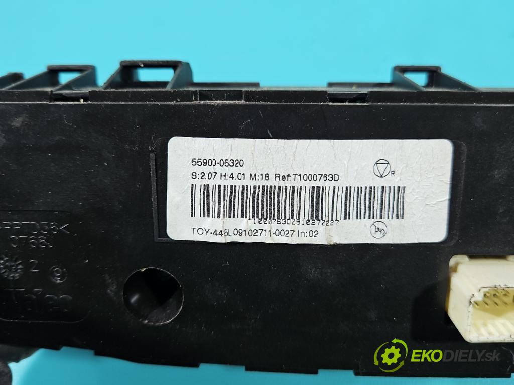 Toyota Avensis III T27 2009-2018 2.2 D-CAT 150 hp automatic 110 kW 2231 cm3 5- palubní deska panel topení 55900-05320