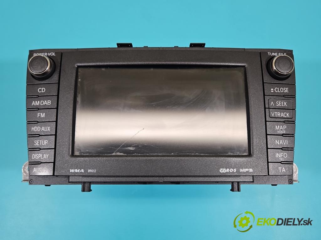 Toyota Avensis III T27 2009-2018 2.2 D-CAT 150 HP automatic 110 kW 2231 cm3 5- Radio originál 86113-60V640