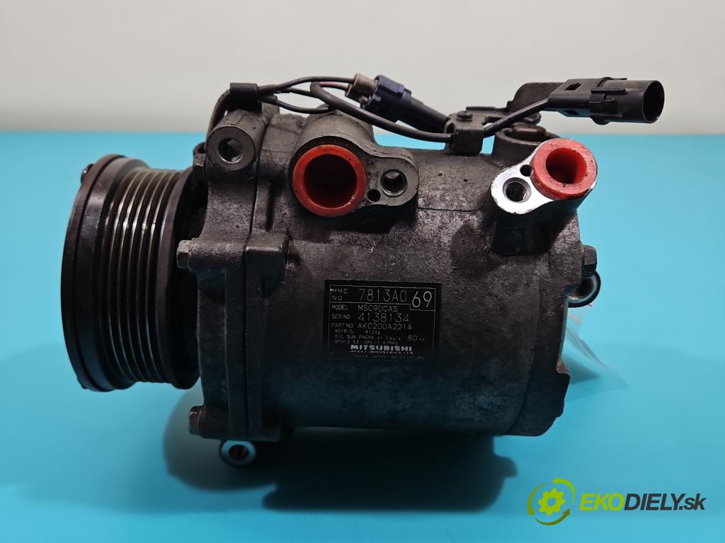 Mitsubishi Outlander II 2006-2013 2.0 DI-D 140 HP manual 103 kW 1968 cm3 5- Kompresor: klimatizácie 7813A069 (Kompresor klimatizácie)