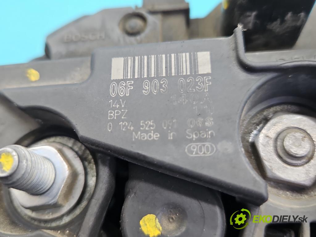 Mitsubishi Outlander II 2006-2013 2.0 DI-D 140 HP manual 103 kW 1968 cm3 5- Alternator 06F903023F (Alternátor)